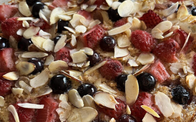 Triple Berry Oatmeal Bake