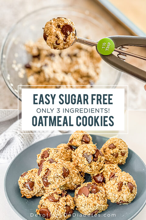 Diabetes Oatmeal Cookie Recipe with Orange and Raspberry - Devotions On