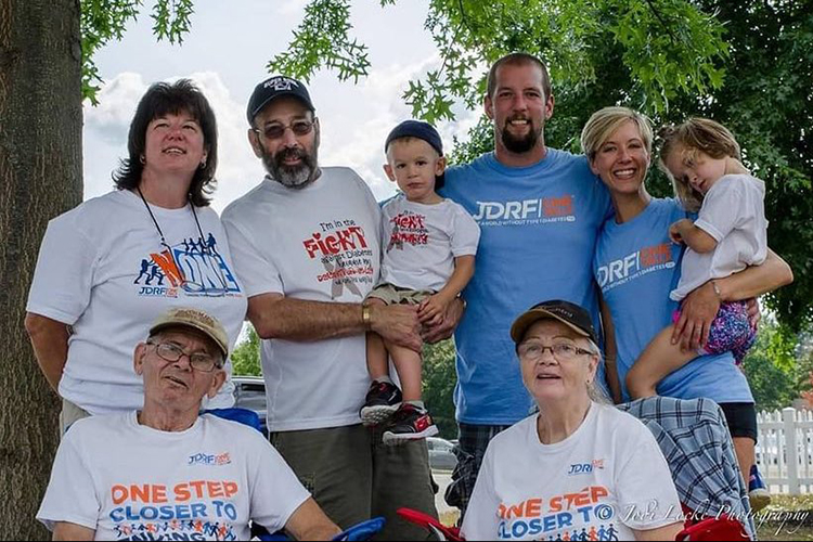 Another of Bek's JDRF Walk teams after no longer trying to hide a diabetes diagnosis