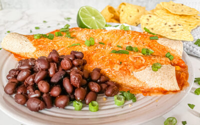 Easy Chicken and Black Bean Enchilada Recipe