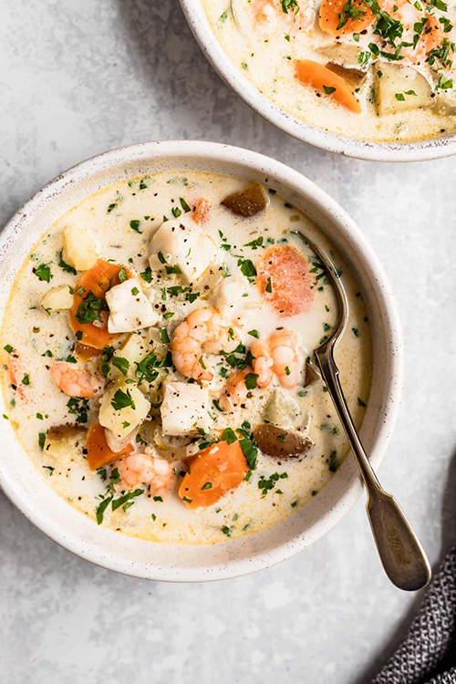 Irish Pub Seafood Chowder