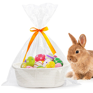 Easter basket - white