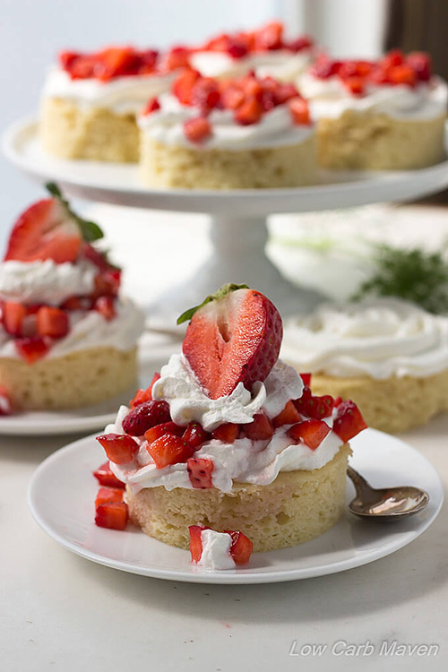 low carb strawberry shortcake recipe