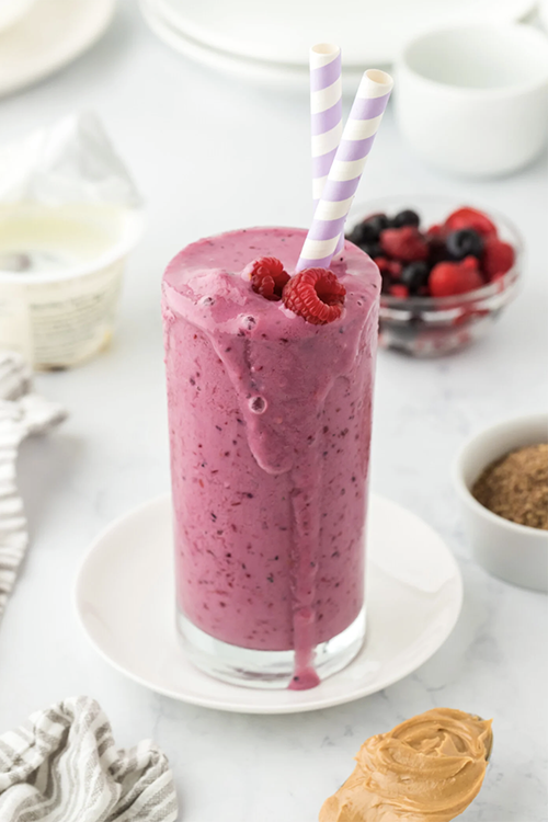 breakfast ideas for gestational diabetes: yogurt smoothie