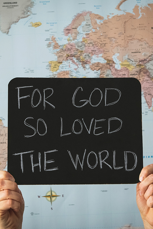 John 3:16 Bible verses about the unconditional love of God