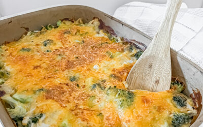 Cheesy Diabetic Chicken Casserole with Broccoli